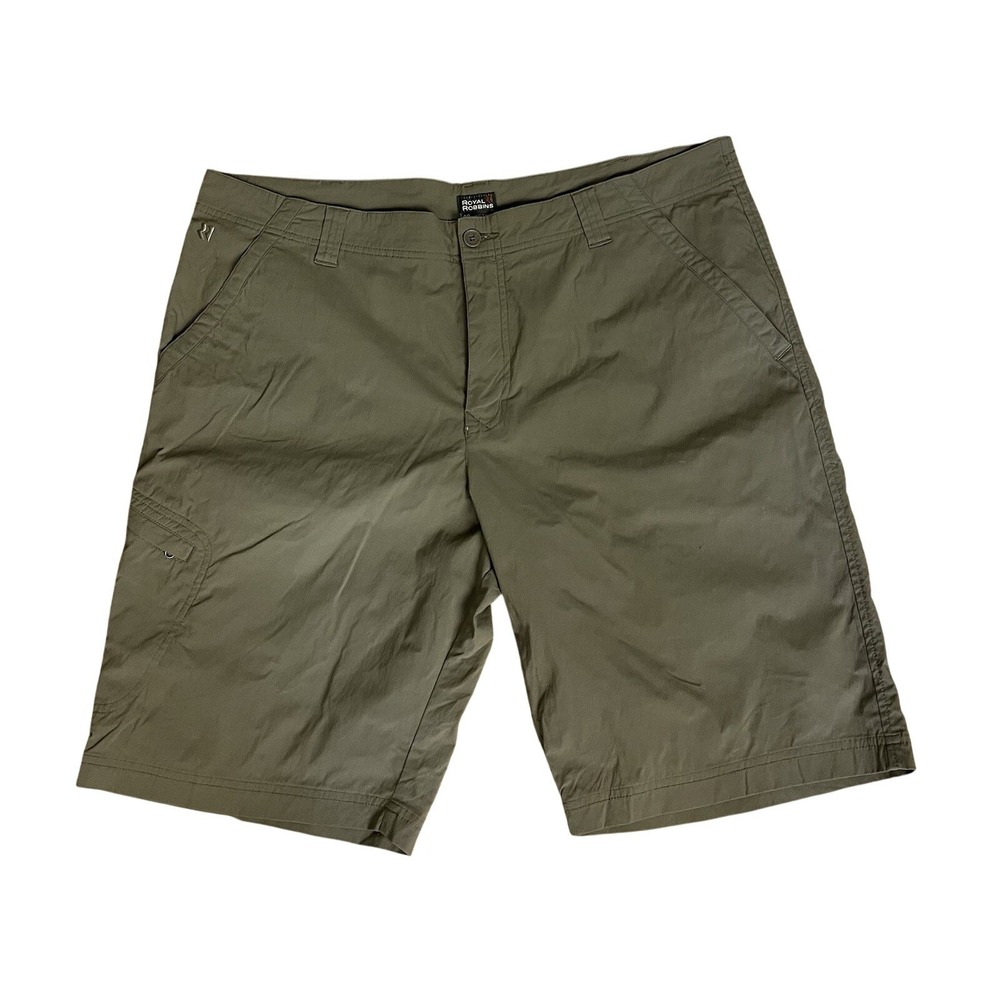Royal Robbins‎ Shorts Mens Size 40 Green Cargo Hiking Shorts Outdoors